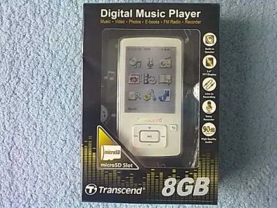 Лот: 1321745. Фото: 1. Transcend MP870 8GB Новый!!!. Плееры