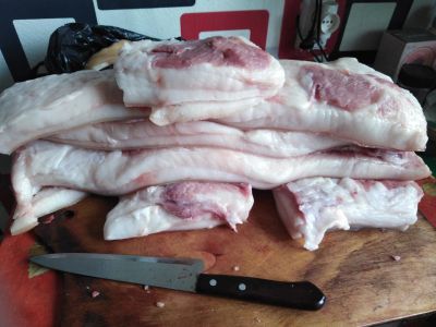 Лот: 16305478. Фото: 1. Парное свежее сало. Мясо, птица, яйцо