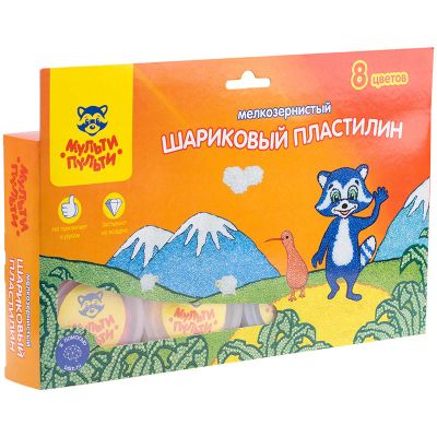 Лот: 15739914. Фото: 1. Пластилин шариковый Мульти-Пульти... Для лепки
