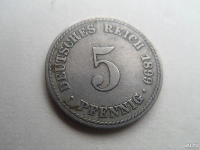 Лот: 10349682. Фото: 1. Германия 5 пфеннигов 1899 (А). Германия и Австрия
