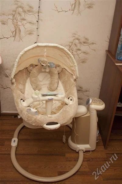 Лот: 2615923. Фото: 1. электрокачели graco sweetpeace. Ходунки, прыгунки, качели