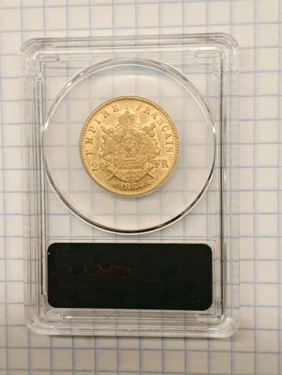 Лот: 25524517. Фото: 1. золото 20 франков 1864 г, Франция... Европа