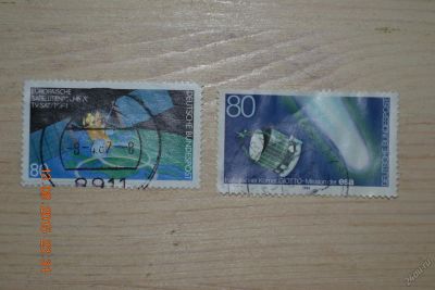 Лот: 5958385. Фото: 1. Марки Германии 1986г. Спутниковые... Марки