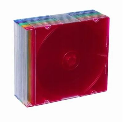 Лот: 25121259. Фото: 1. Коробки для CD (slim) - 100 шт... CD, DVD, BluRay