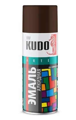 Лот: 22938265. Фото: 1. Эмаль Kudo KU-1012 аэрозольная... Краски, лаки, растворитель