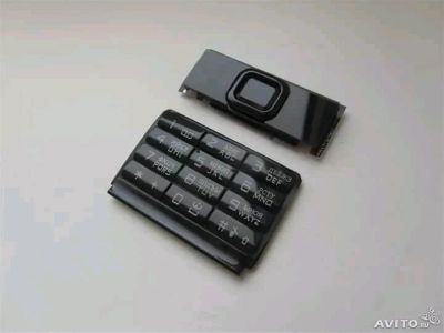 Лот: 12117623. Фото: 1. Nokia 8800 клавиатура черная. Корпуса, клавиатуры, кнопки