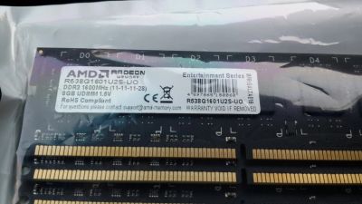 Лот: 12871380. Фото: 1. 3 x 8 Gb AMD R538G1601U2S-UO одним... Оперативная память
