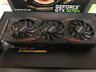 Лот: 17241509. Фото: 1. GTX 1070Ti Gigabyte 8Gb. Видеокарты