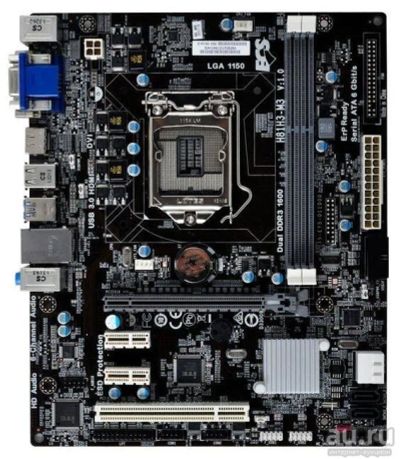 Лот: 13780175. Фото: 1. Отличная мать под LGA 1150: ECS... Материнские платы