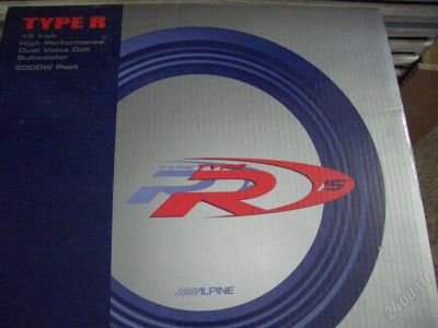 Лот: 1295460. Фото: 1. Alpine TYPE - R 15" SWR-1522D... Сабвуферы