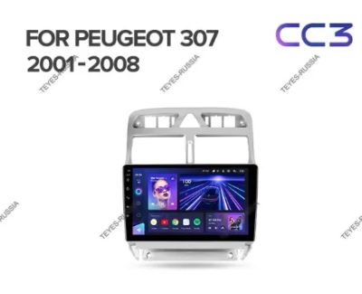 Лот: 20759995. Фото: 1. Магнитола Teyes CC3 Peugeot 307... Автомагнитолы