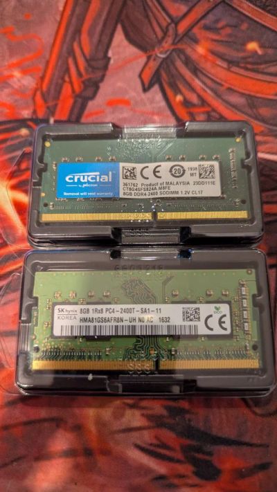 Лот: 25803245. Фото: 1. Память DDR4 so-dimm 2 x 8Gb. Оперативная память