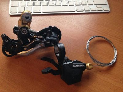 Лот: 3565417. Фото: 1. Переключатель+манетка Shimano... Запчасти