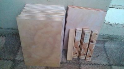 Лот: 9903255. Фото: 1. Остатки плитки 20*30 повторно... Кафель, гранит, интерьерный камень