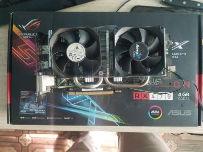Лот: 17826796. Фото: 1. ASUS RX 470 4gb. Видеокарты