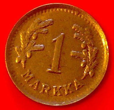 Лот: 1163115. Фото: 1. Финляндия 1 марка 1950 г. железо. Европа