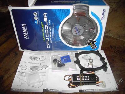 Лот: 773203. Фото: 1. Кулер Zalman 7500 AlCu LED (Алюминий... Системы охлаждения