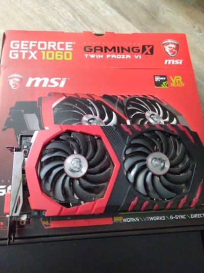Лот: 11957999. Фото: 1. GTX 1060 6Gb MSI Gaming X 6G... Видеокарты