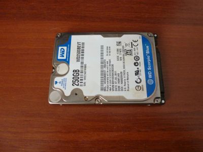 Лот: 11060719. Фото: 1. HDD WD 250 Gb неисправный (для... Жёсткие диски