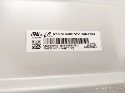 Лот: 20231716. Фото: 1. подсветка в сборе tv Samsung UE55NU7300... Запчасти для телевизоров, видеотехники, аудиотехники
