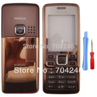 Лот: 8418543. Фото: 1. Корпус Nokia 6300 cl цвет коричневый... Корпуса, клавиатуры, кнопки