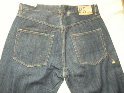Лот: 6057142. Фото: 1. Джинсы прямые трущиеся Blue Guru... Брюки, джинсы, шорты