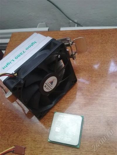 Лот: 844141. Фото: 1. AMD Athlon 64 x2 3800+ AM2 + кулер. Процессоры