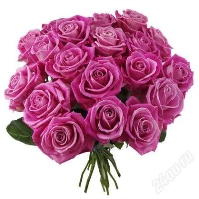 Лот: 2849575. Фото: 1. Букет из 17 розовых розочек. Другое (сувениры, подарки)