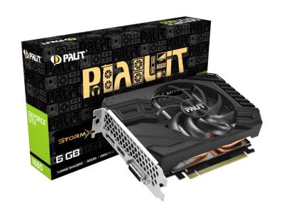 Лот: 17139427. Фото: 1. 6Gb Palit GTX 1660 StormX Новая... Видеокарты