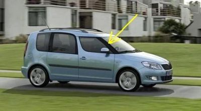 Лот: 4925124. Фото: 1. Накладка стойки Fabia/Roomster. Кузов