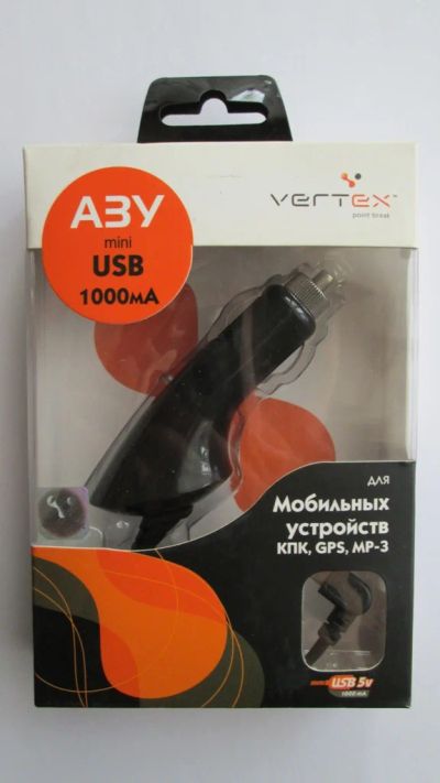 Лот: 7525883. Фото: 1. Автомобильное зарядное Mini USB... Зарядные устройства, блоки питания, адаптеры сетевые для смартфонов