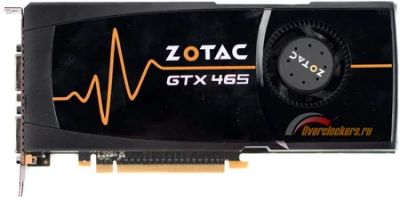 Лот: 7225150. Фото: 1. видеокарта Zotac GTX465 1024 Mb... Видеокарты