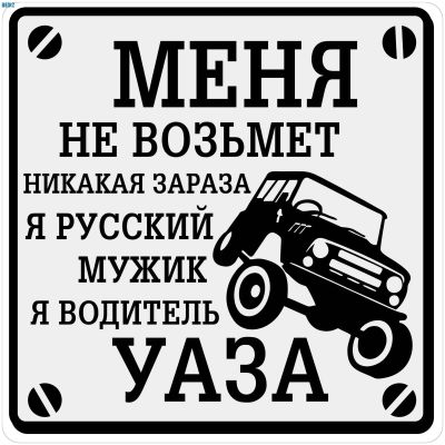 Лот: 12099933. Фото: 1. Наклейки / Меня не возьмет никакая... Наклейки автомобильные
