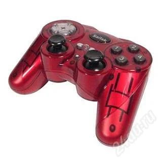Лот: 821209. Фото: 1. Saitek P580 Rumble/Vibration RED. Рули, джойстики