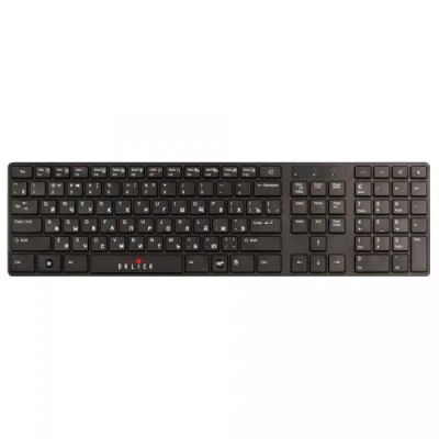 Лот: 4550568. Фото: 1. Клавиатура USB Oklick 555S black... Клавиатуры и мыши
