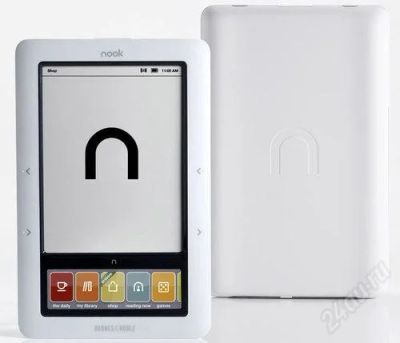 Лот: 749509. Фото: 1. Ридер Nook Wi-Fi, читает все форматы... Электронные книги