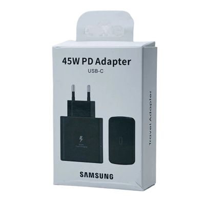 Лот: 22146128. Фото: 1. СЗУ ДЛЯ SAMS... BLACK USB-C PD... Зарядные устройства, блоки питания, адаптеры сетевые для смартфонов