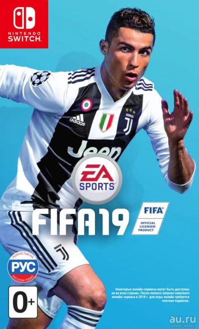 Лот: 13306306. Фото: 1. Fifa 19 картридж для Nintendo... Игры для консолей