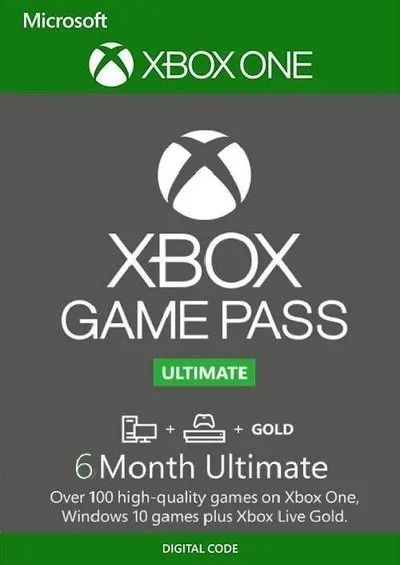 Лот: 16103860. Фото: 1. Xbox Game Pass Ultimate 6 месяцев. Игры для консолей