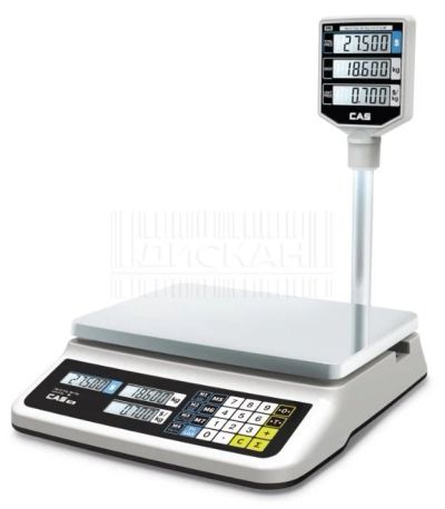 Лот: 13137854. Фото: 1. Весы CAS PR-15P(LCD) с документами... Контрольно-измерительное оборудование