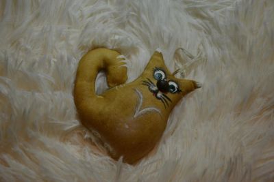 Лот: 6470400. Фото: 1. Кофейная игрушка Котик маленький. Подарки на Новый год