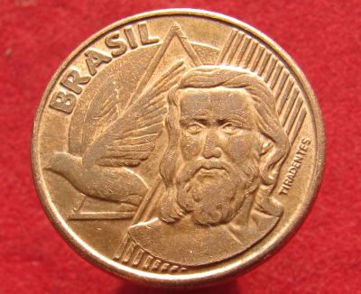 Лот: 15483550. Фото: 1. Бразилия 5 сентаво, 2004г. Остальные страны