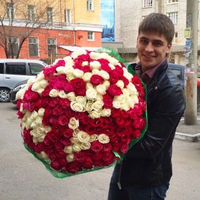 Лот: 5508964. Фото: 1. 215 роз ! Огромный букет !!!!!. Свежие цветы