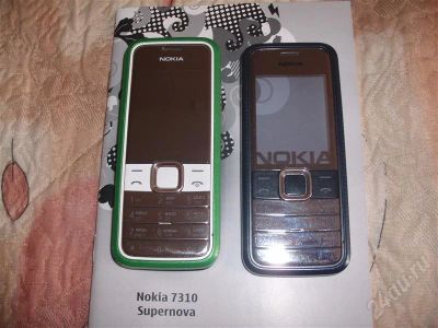 Лот: 453027. Фото: 1. Nokia 7310 Supernova_Зеленый и... Кнопочные мобильные телефоны