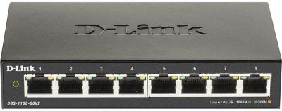 Лот: 19262253. Фото: 1. Коммутатор D-Link DGS-1100-08V2... Коммутаторы