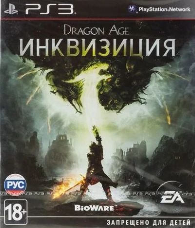 Лот: 13345230. Фото: 1. Dragon Age Инквизиция [PS3, руские... Игры для консолей