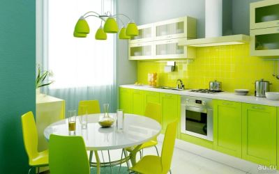 Лот: 9078849. Фото: 1. Кухня "Салатовый бриз". Кухонные гарнитуры