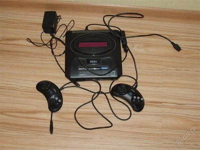 Лот: 1404733. Фото: 1. SEGA MEGA DRIVE 16 BIT+ 5 картриджей... Консоли