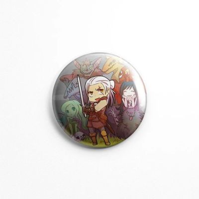 Лот: 10244664. Фото: 1. Значок Witcher Ведьмак №7. Сувенирные