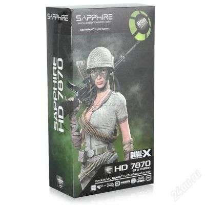 Лот: 2927083. Фото: 1. Видеокарта PCI-E 2048МБ Sapphire... Видеокарты